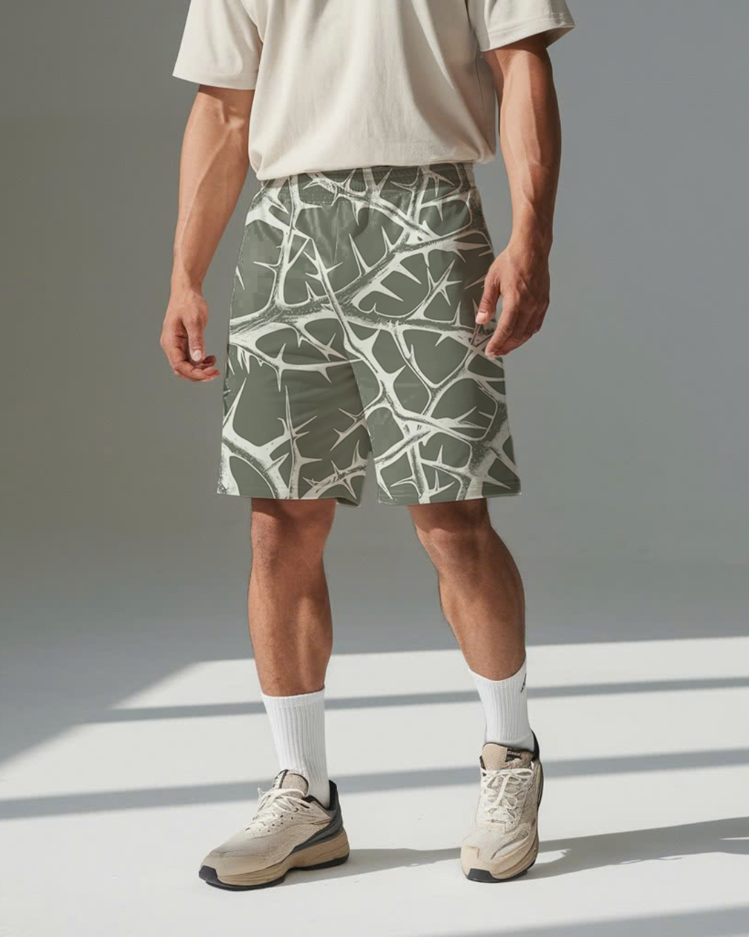 Grey Thorn Shorts