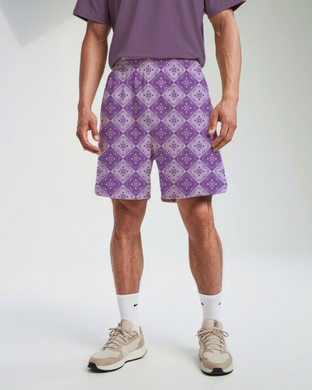 Violet Matrix Shorts