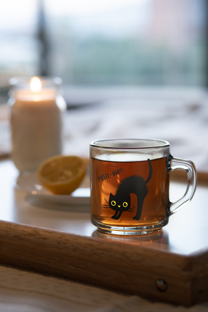 'MEEEE-OW!!!' - Glass Mug