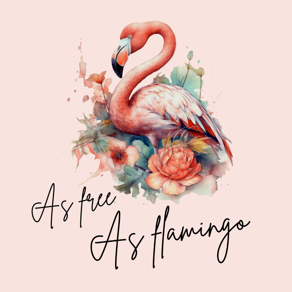 As free as flamingo
