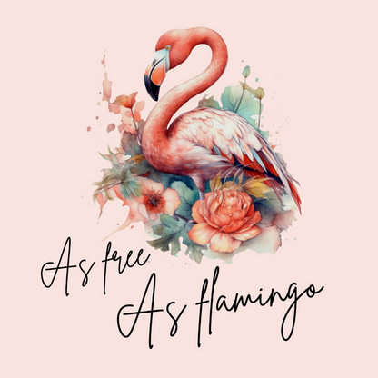 As free as flamingo