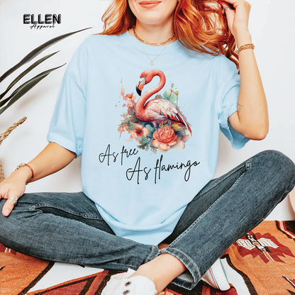 As free as flamingo