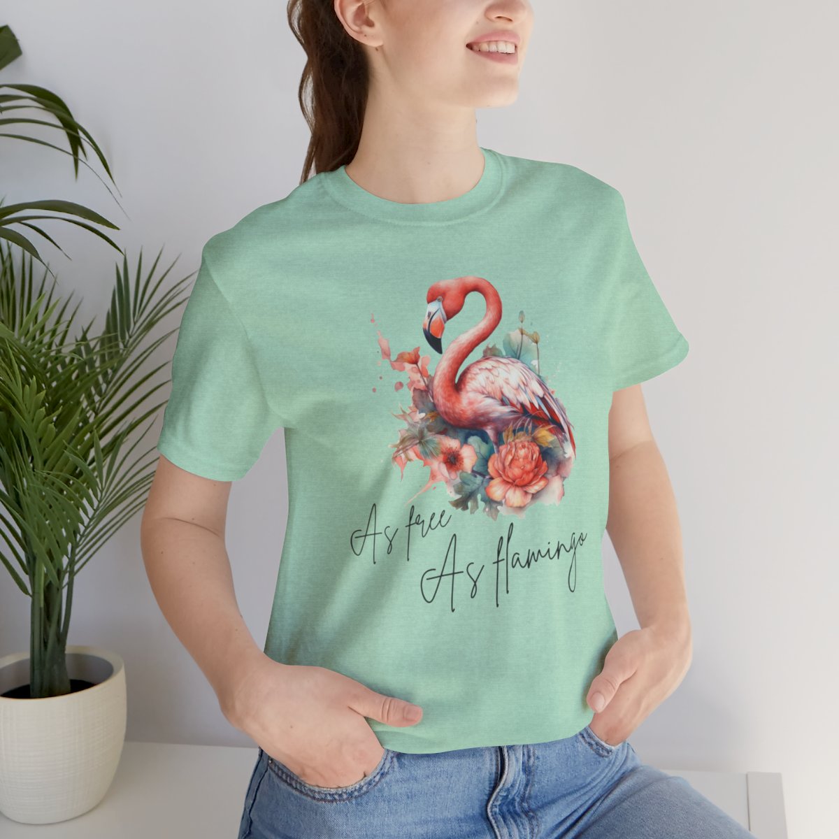 As free as flamingo