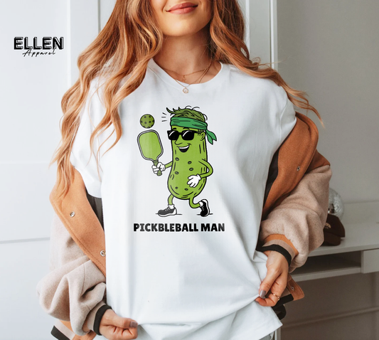 Pickle Pickleball Man