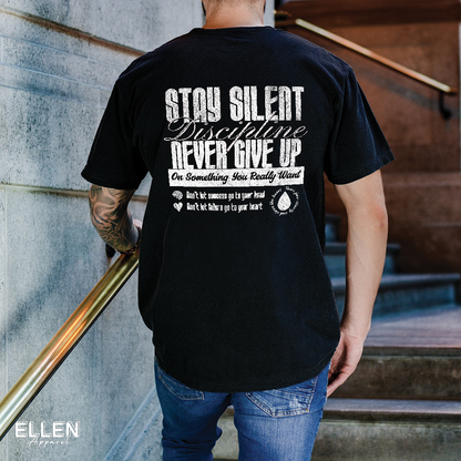 Discipline: Stay Silent (Back)