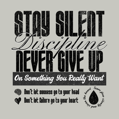 Discipline: Stay Silent (Back)
