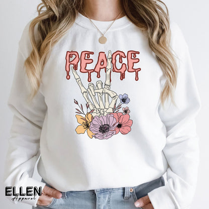 Peace - Skeleton hand