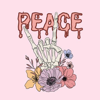 Peace - Skeleton hand