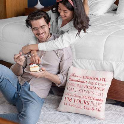 Valentine's Day Words Throw