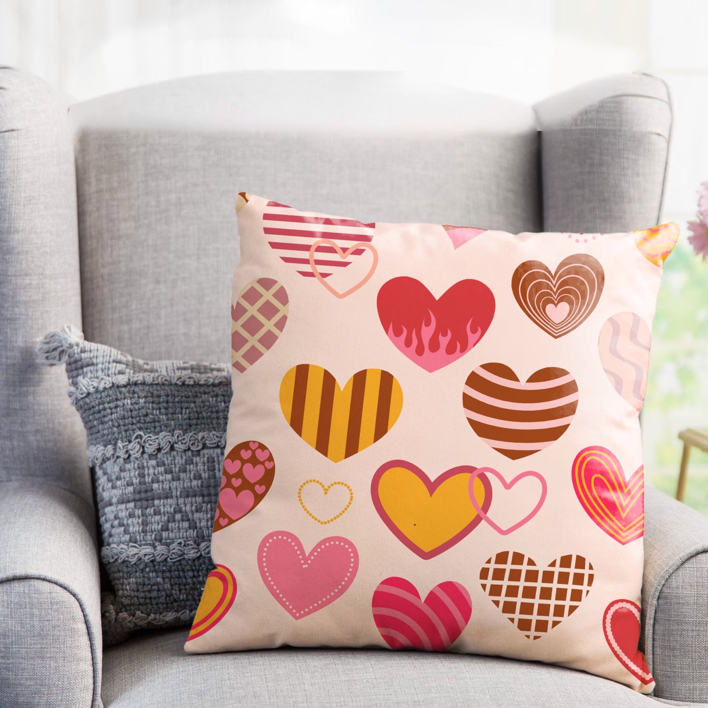 Kitsch Hearts Throw
