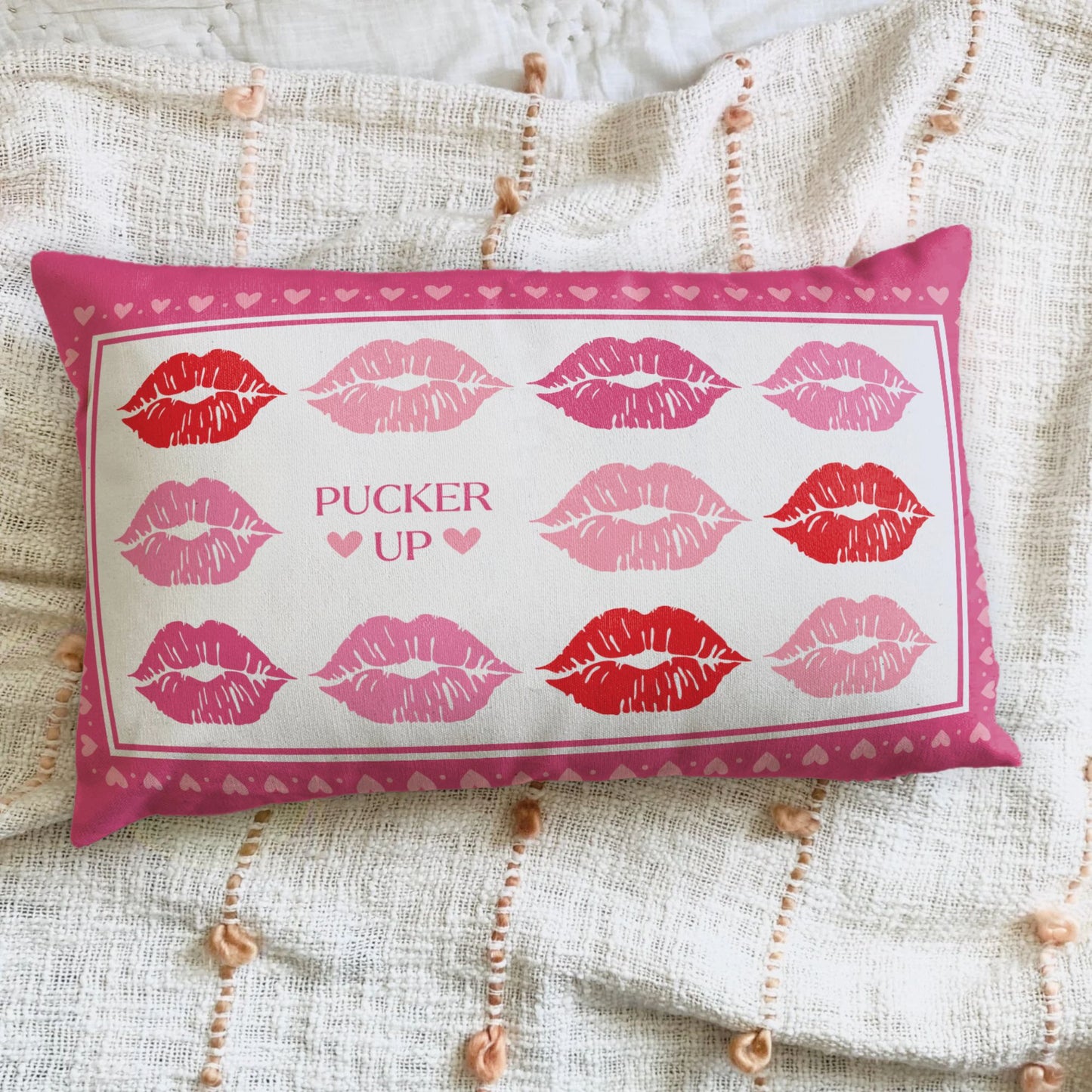 Pucker Up Watercolor Lips