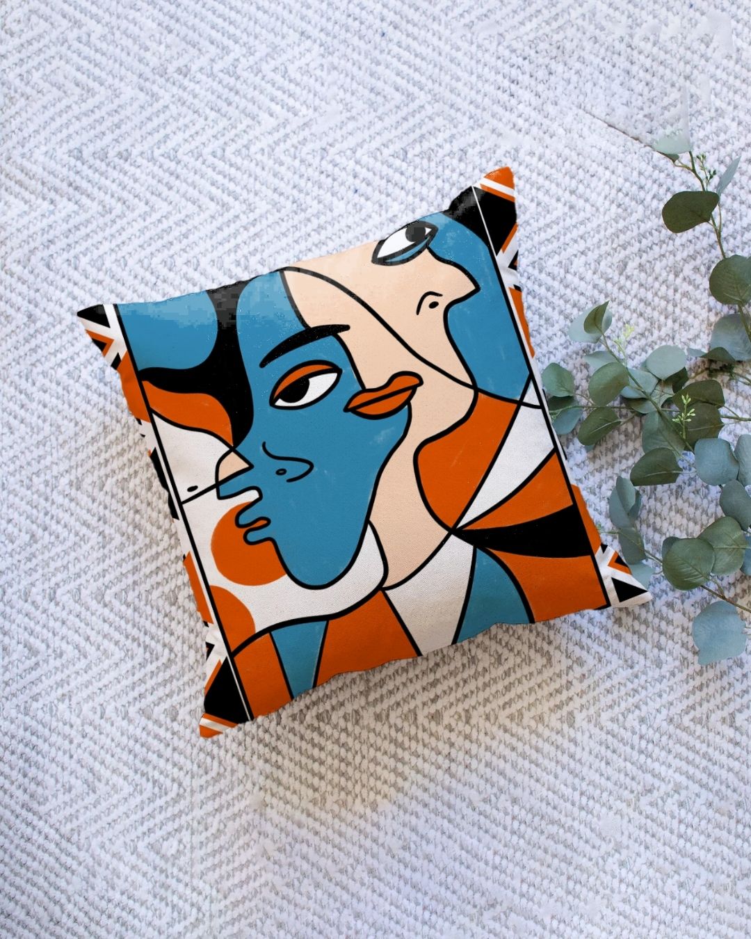 Face the World Pillow