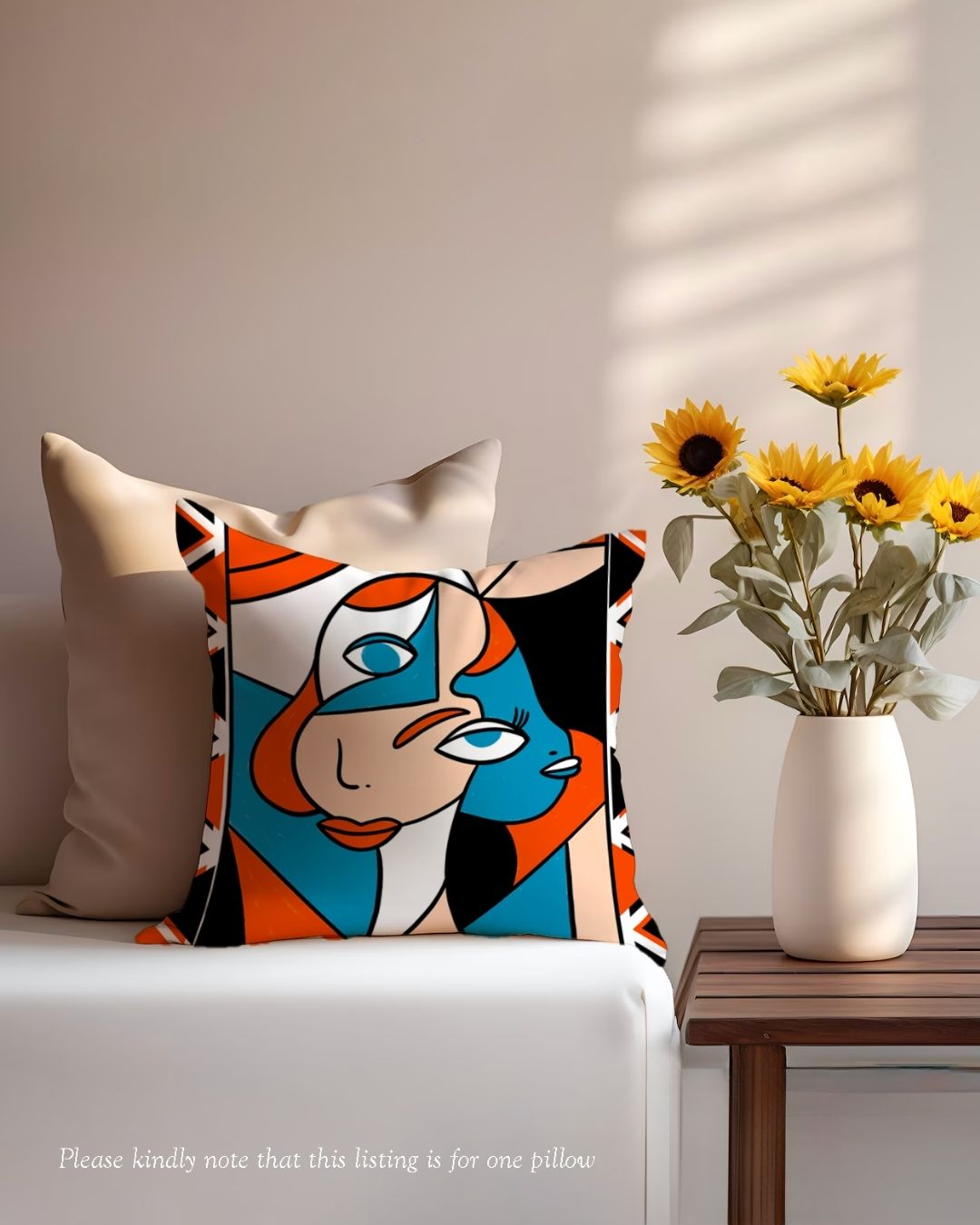 Facets of Femininity Pillow