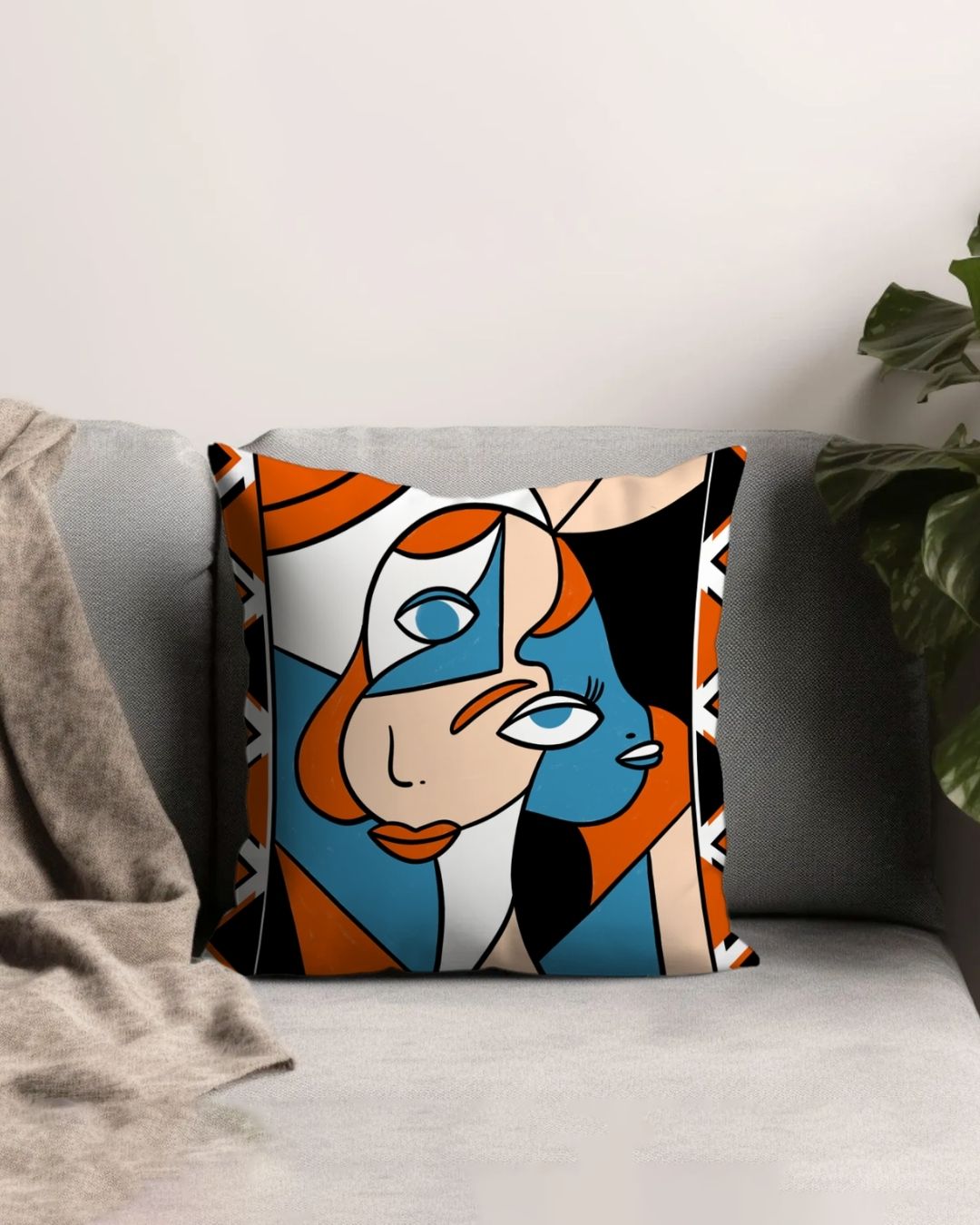 Facets of Femininity Pillow