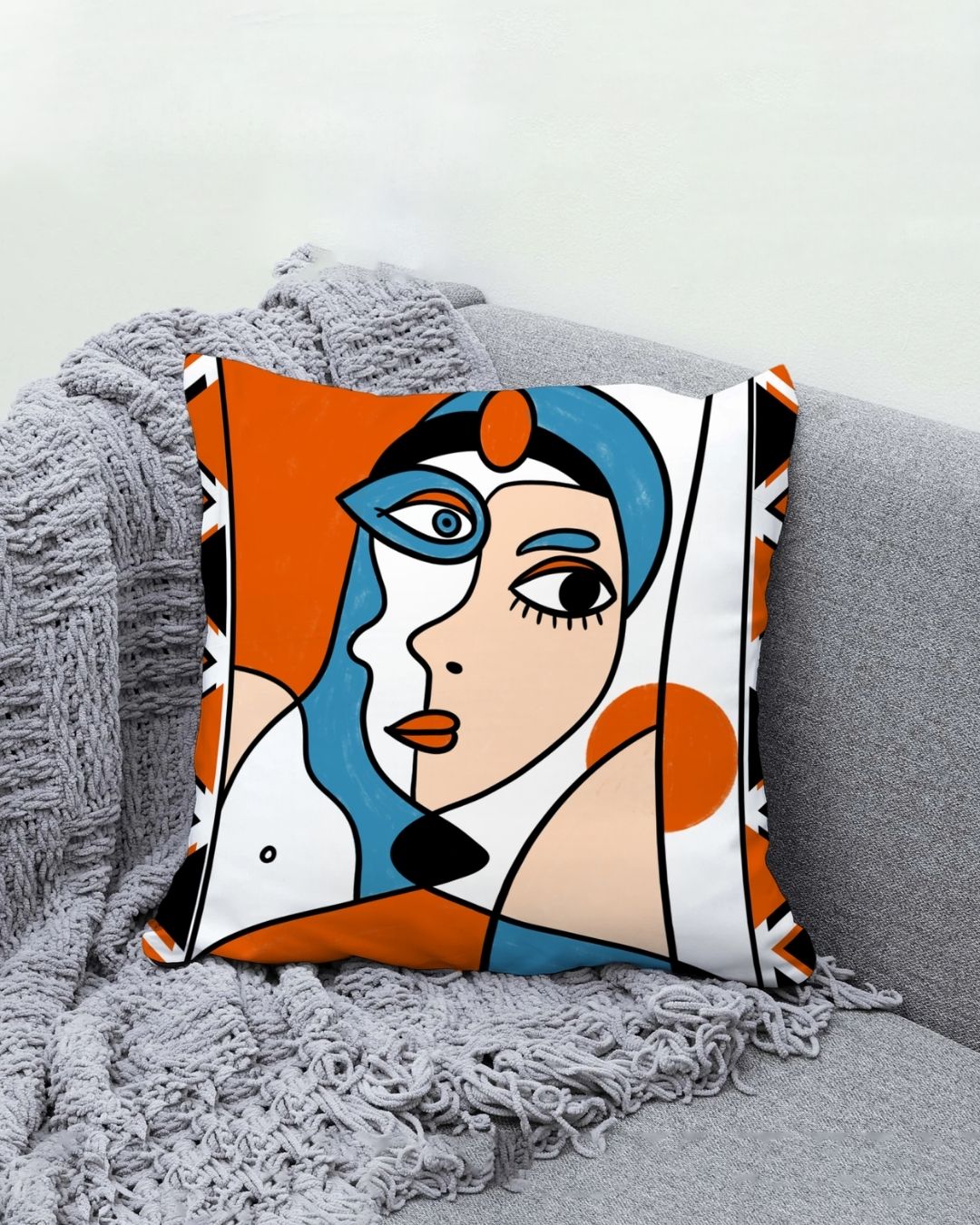 Cubist Chic Pillow