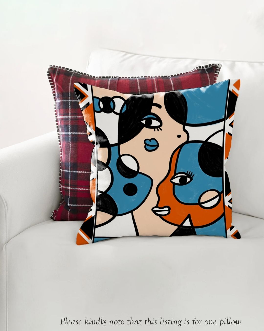 Faces of Fun Pillow