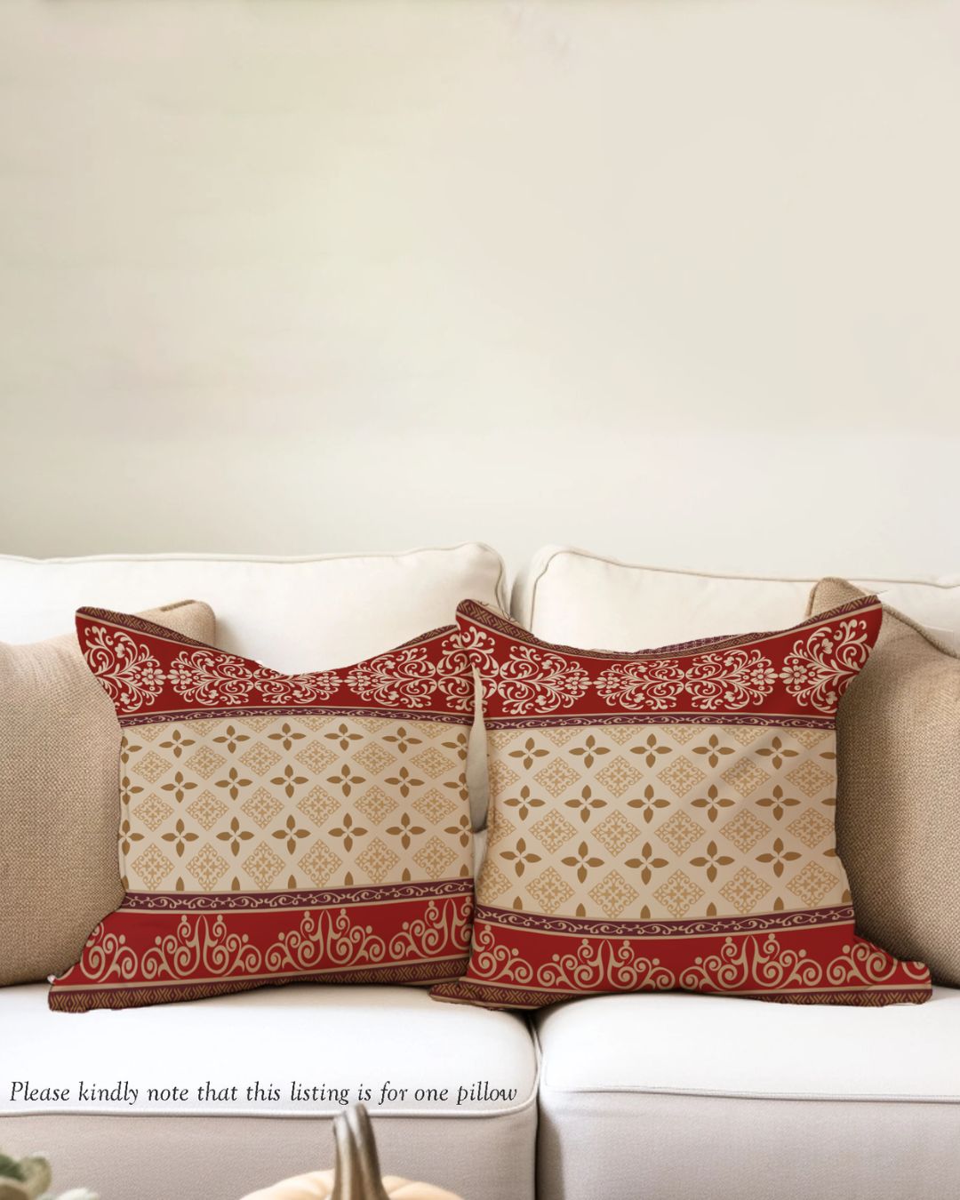 Imperial Elegance Baroque Pillow