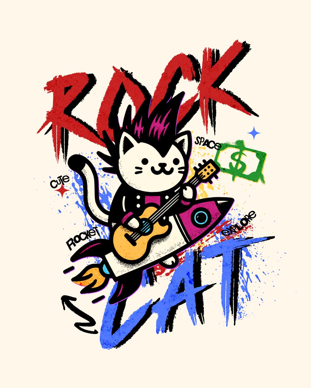 Rock Cat (Back)