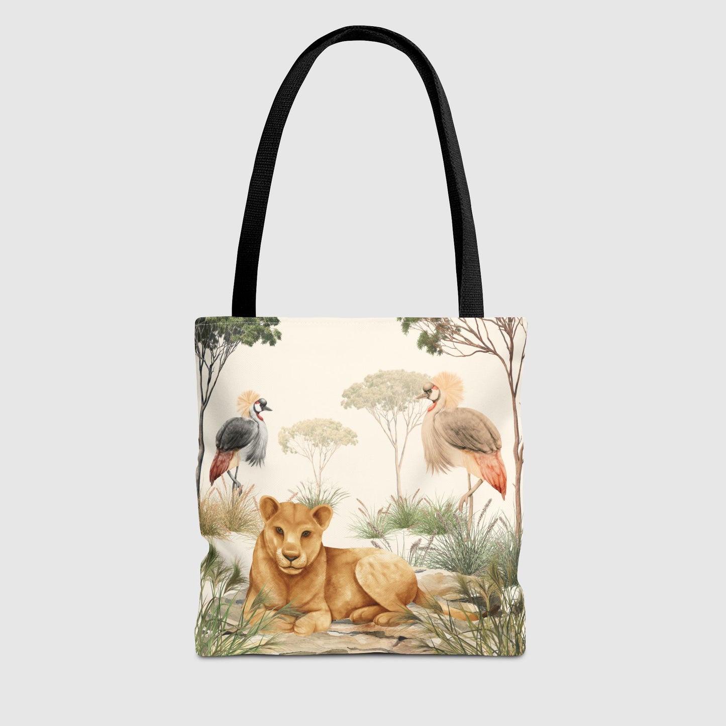 Lion & Cranes