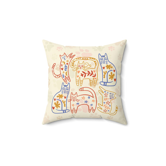 Whimsical Feline Flourish