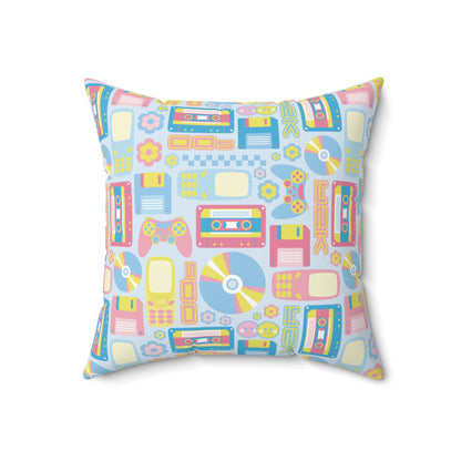 2000s Nostalgia Throw Pillow