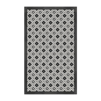Black & White Pixelated Celtic Cross Pattern