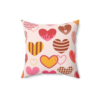 Kitsch Hearts Throw