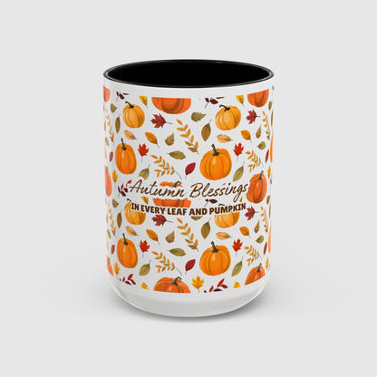 Autumn Blessings In Every Leaf and Pumpkin