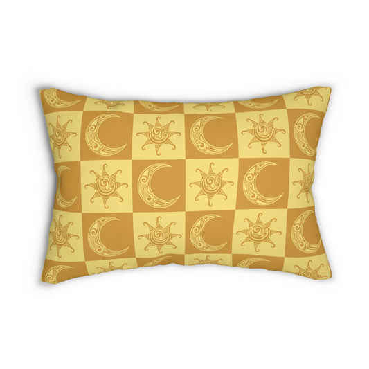 Sun Moon Sage Yellow Retro Y2K Check