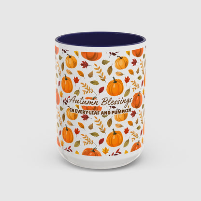 Autumn Blessings In Every Leaf and Pumpkin