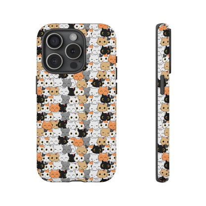 Kitty Crowd - Phone case