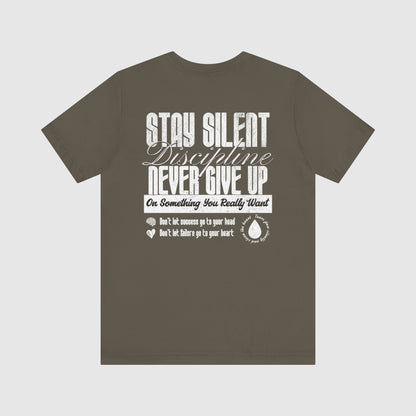 Discipline: Stay Silent (Back)