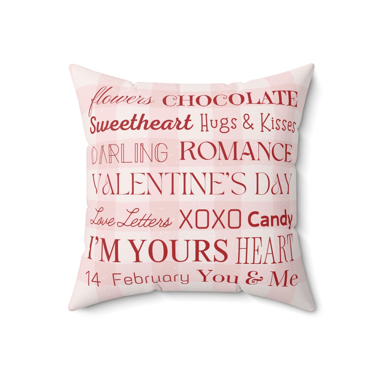 Valentine's Day Words Throw