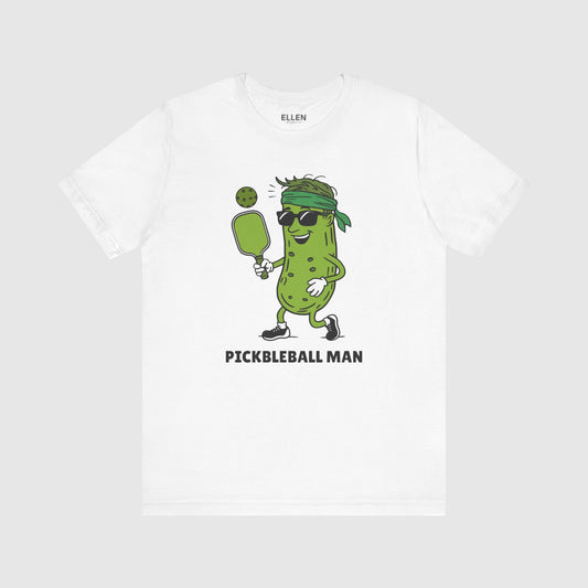 Pickle Pickleball Man