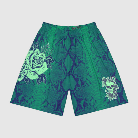 Snakeskin & Rose Shorts