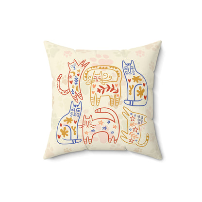 Whimsical Feline Flourish