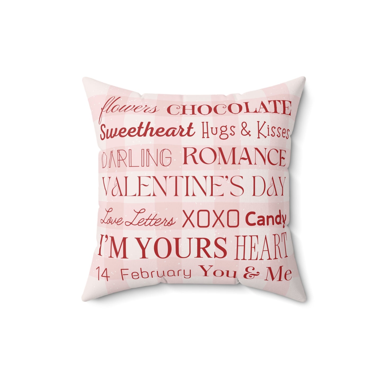 Valentine's Day Words Throw