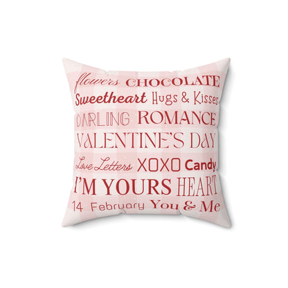 Valentine's Day Words Throw