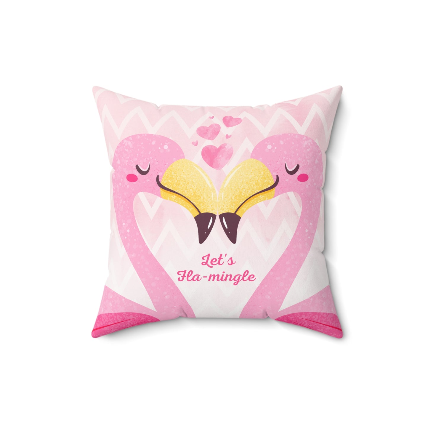 Let's Fla-Mingle Valentine's Throw